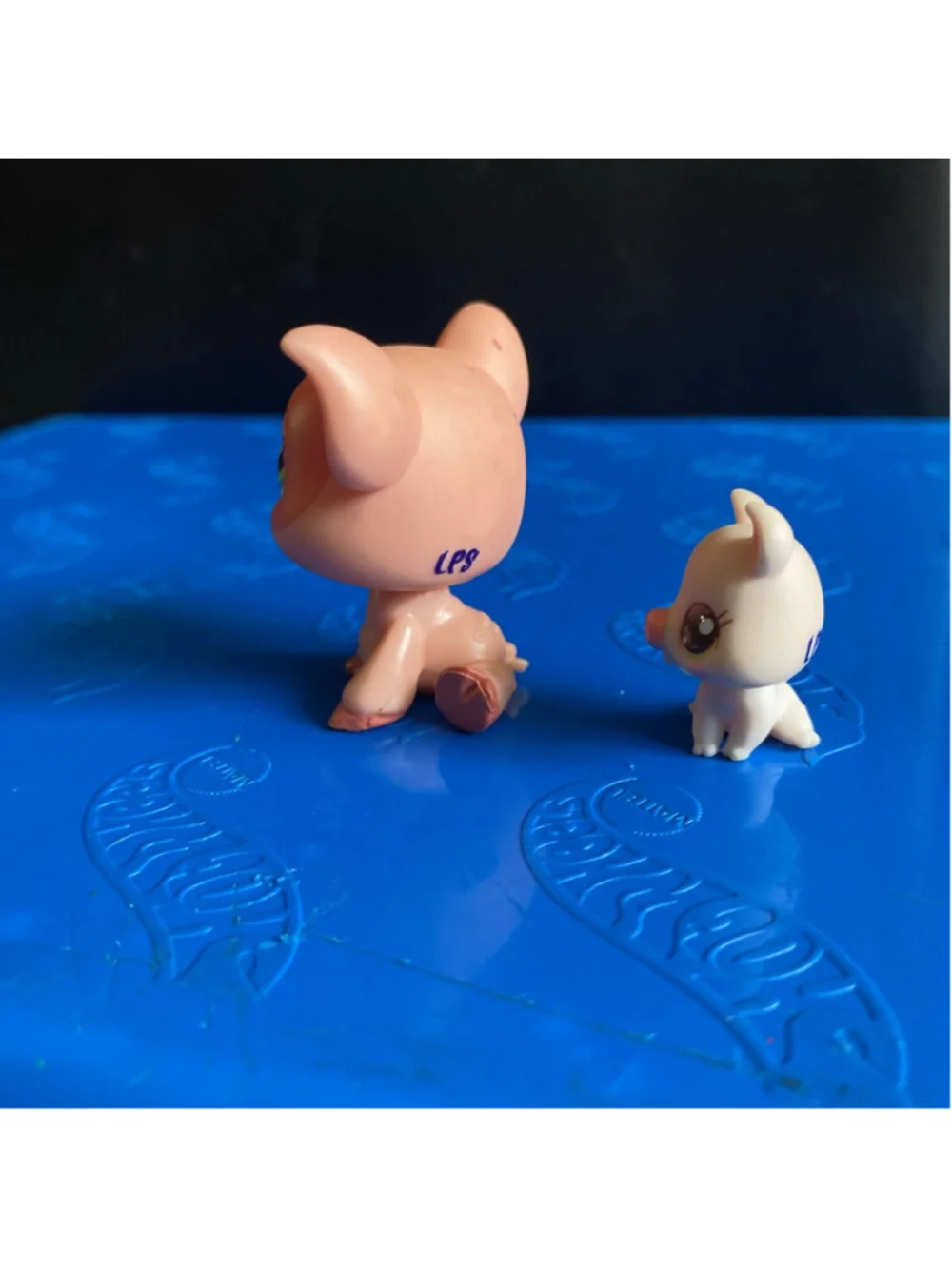 2 Littlest Pet Shop Pig 2672 2673 Mommy & Baby Snack Time With Mommy